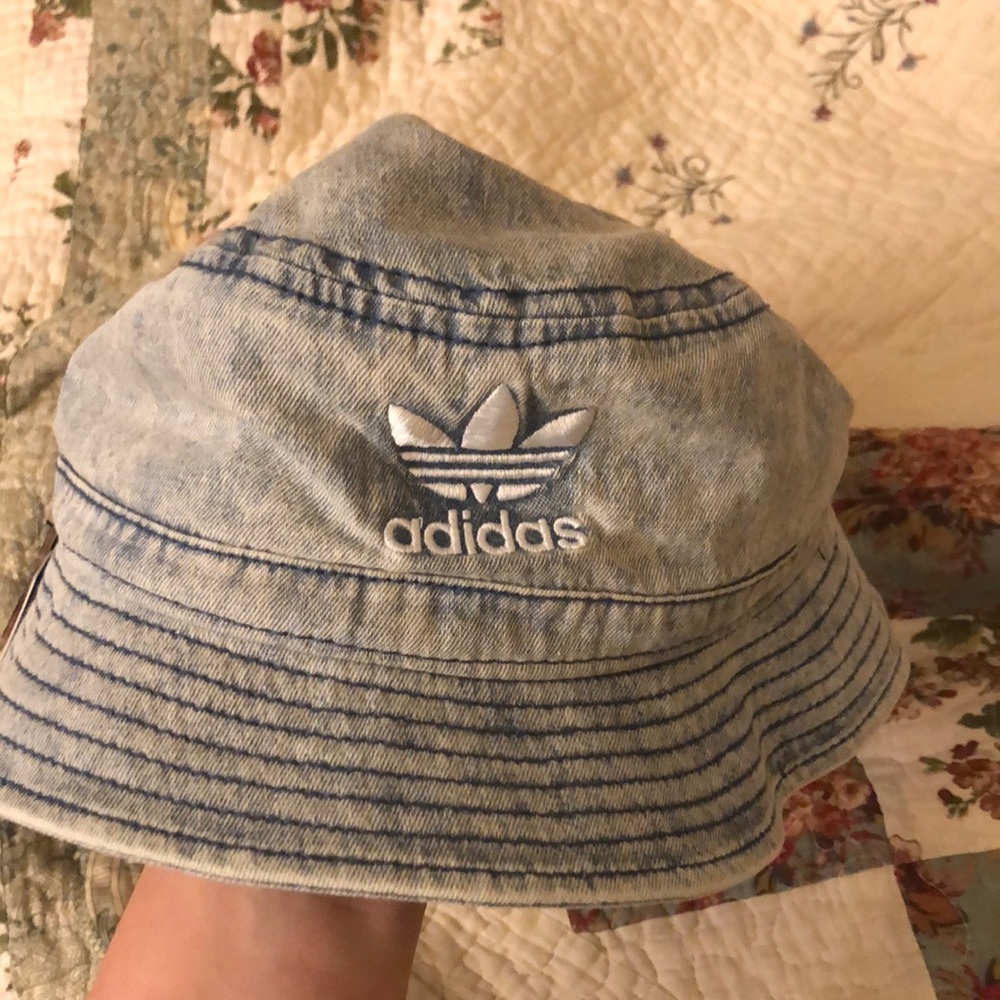 Adidas denim bucket hat